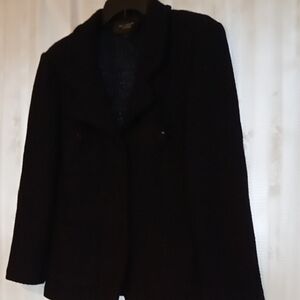 St. John Elegant Dark Blazer